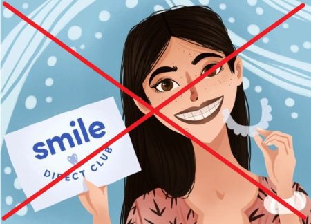 smile direct club logo crossed out